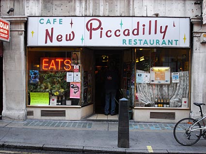 New Piccadilly cafe, Denman Street, Piccadilly, London