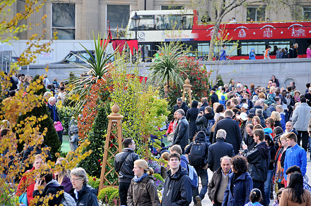 St George's Day festival, Trafalgar Square, central London, Saturday 21st April 2012