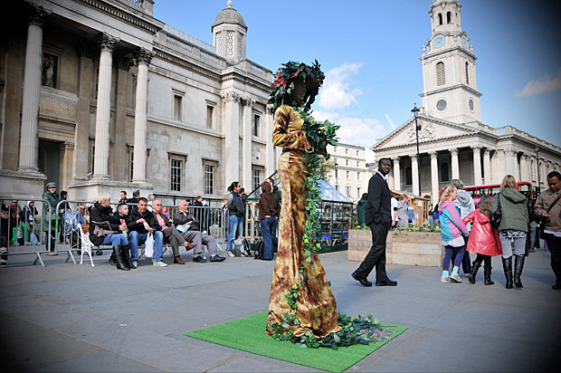 St George's Day festival, Trafalgar Square, central London, Saturday 21st April 2012