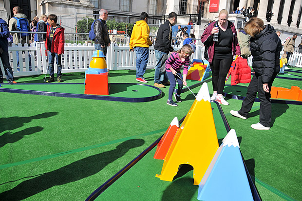 St George's Day festival, Trafalgar Square, central London, Saturday 21st April 2012