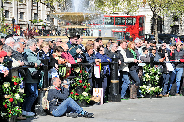 St George's Day festival, Trafalgar Square, central London, Saturday 21st April 2012