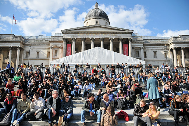St George's Day festival, Trafalgar Square, central London, Saturday 21st April 2012
