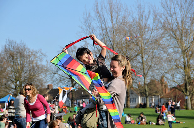 Streatham Kite Day, Streatham Common, south London, 1st April 2012