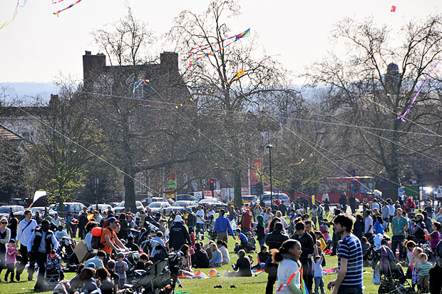 Streatham Kite Day, Streatham Common, south London, 1st April 2012