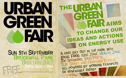 Urban Green Fair, Brockwell Park, Lambeth, South London, Sunday 9th September 2007