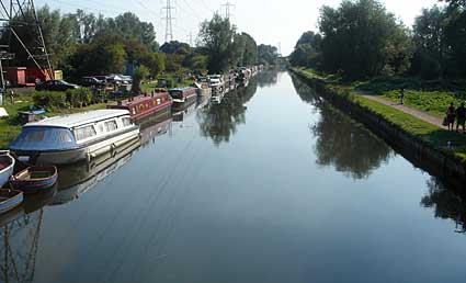 Canal view, The Lea Navigation, Middlesex