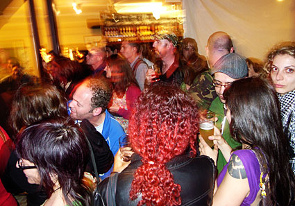 Offline at the Prince Albert with The Trans-Siberian March Band and the Patio Set, Coldharbour Lane, Brixton, London Saturday, 21st June 2008