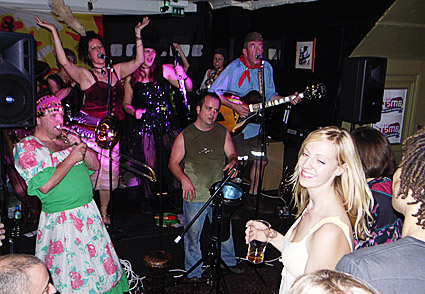 Offline live music night at the Prince Albert with Trans Siberian March band and The Wookies - Coldharbour Lane, Brixton, London Friday 23rd October 2009