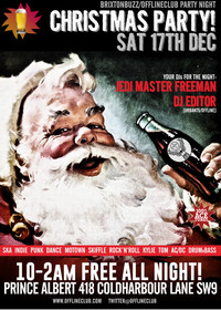 Saturday 18th December 2016: Brixton party night at the Offline Club