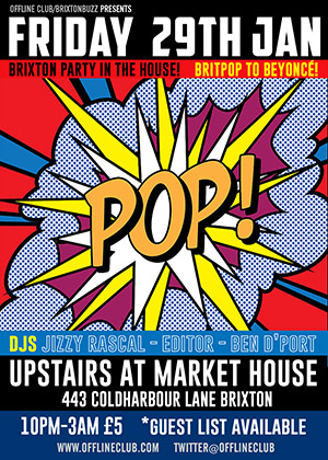 Offline at the Market House London SW9 Friday 29th January 2015