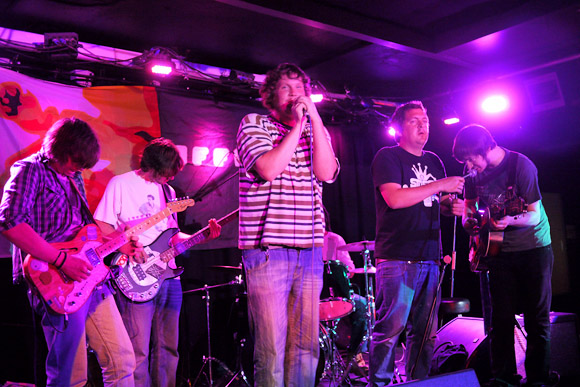 Offline Club live music special at Plan B, with Phil Grispo, Corporal Machine and the Bombers, Dr Vampire and Aurora Plastic Monster, Brixton SW9, 14th May 2011