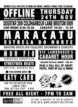 Friday November 24th: OFFLINE at the Dogstar