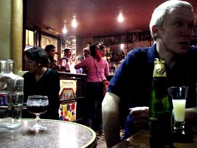 night-time in the bar, Paris
