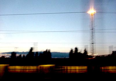 View from the Eurostar