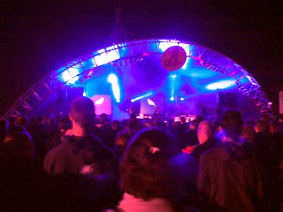 Lemon Jelly onstage, Big Chill festival