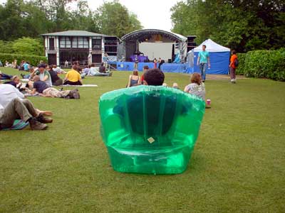 Sanctuary Stage, Saturday morning, Big Chill festival