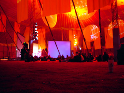 Media Mix tent, Big Chill