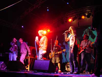 Boomclick on stage, Sanctuary Stage, Big Chill festival, Eastnor Castle