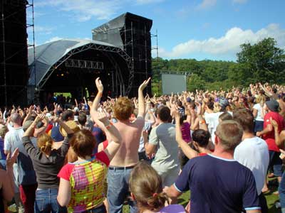 Applause for Norman Jay, Big Chill festival, Eastnor Castle