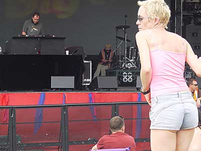 Mach V at the Big Chill festival, Eastnor Castle 2004, England UK