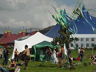 Body and Soul field, Big Chill festival, Eastnor Castle 2004, England UK