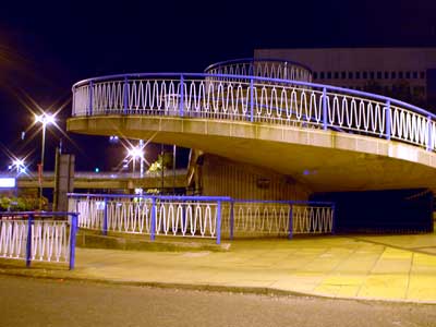 Pedestrian Bridge over the A4400 Suffolk Street, Birmingham