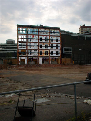 Bullring under construction, June 2001