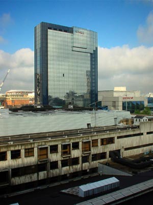Bullring under construction, June 2001