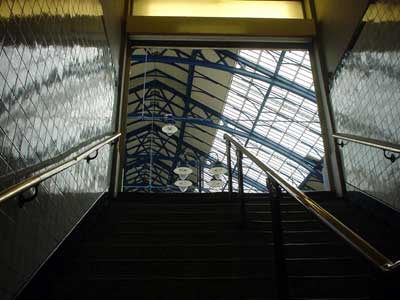 Brighton railway station - view from the loo!