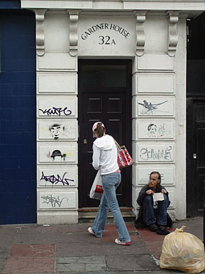 Street scene, Brighton, East Sussex