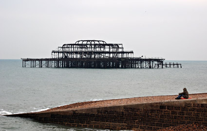 Brighton photos, scenes around the south coast city in England UK, December 2006