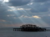 Brighton West Pier storm