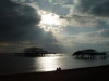 West Pier, stormclouds