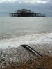 West Pier wreckage, Brighton