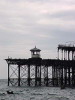 West Pier in the rain