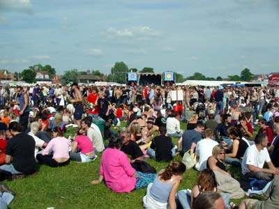 Main stage, Strawberry Fair Midsummer Common, Cambridge, England