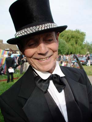 Sideshow worker, Hall of Mirrors, Cambridge, England