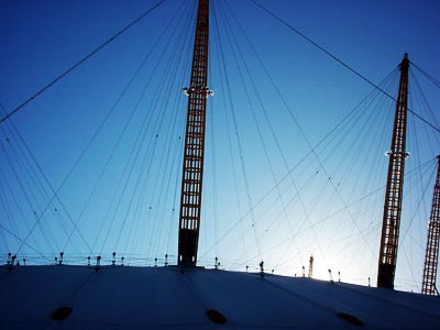Sunset over the Dome, Millennium Dome