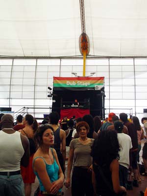 Dub stage, Millennium Dome, 19th July 2003 Greenwich, London