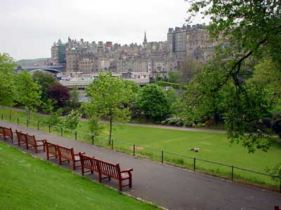 Princes Street, looking east, Edinburgh