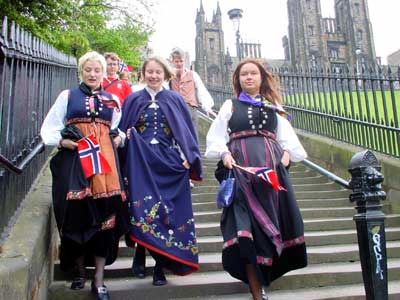 Norwegian People! Edinburgh