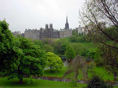 Princes Street, looking south-east, Edinburgh