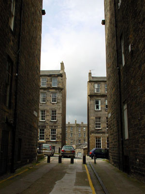 Tenements, Scotland Street Lane, New Town, Edinburgh, Scotland UK