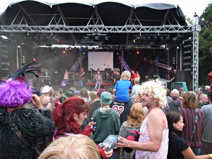 Endorse It festival, Sixpenny Handley, near Salisbury, Dorset, England, August 2006