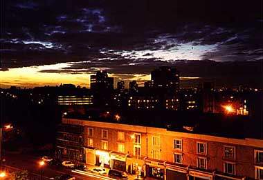 View from a tower block, Brixton, London