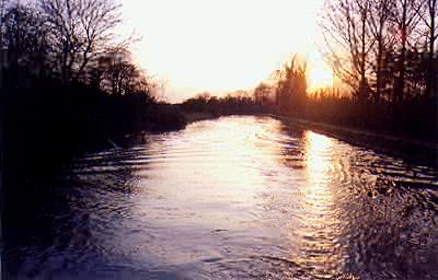 Sunset on the Norfolk Broads