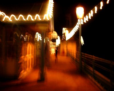 Eastbourne pier in winter