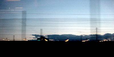 night train through France