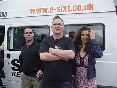 On the way to Glastonbury, Glastonbury Festival, June 2004