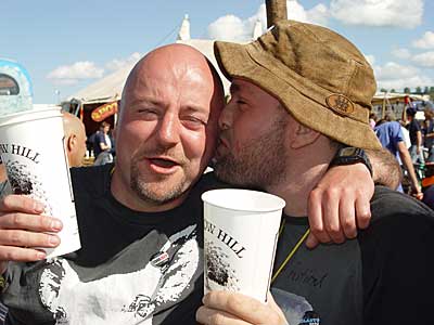 Photos from Glastonbury Festival, June 2004